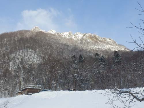 冬の八剣山